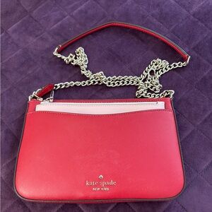 Kate Spade Red Crossbody Bag and Accessories